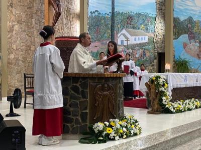 Fé e devoção marcam o 4º dia da Novena em honra a Nossa Senhora Aparecida em Laranjeiras do Sul